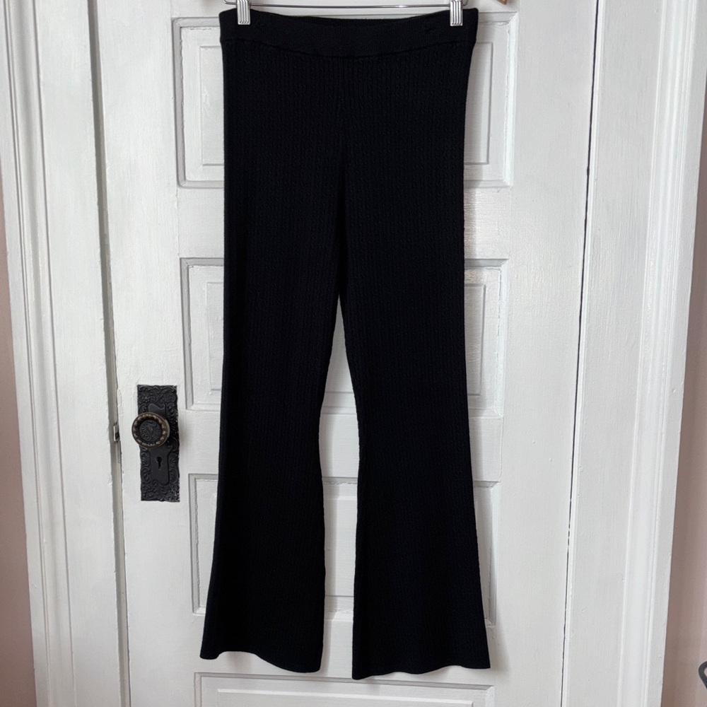VICTORIA’S SECRET CABLE KNIT FLARE SWEATER PANTS